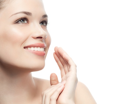 Gesicht Einer Frau (Elastin und Kollagen)