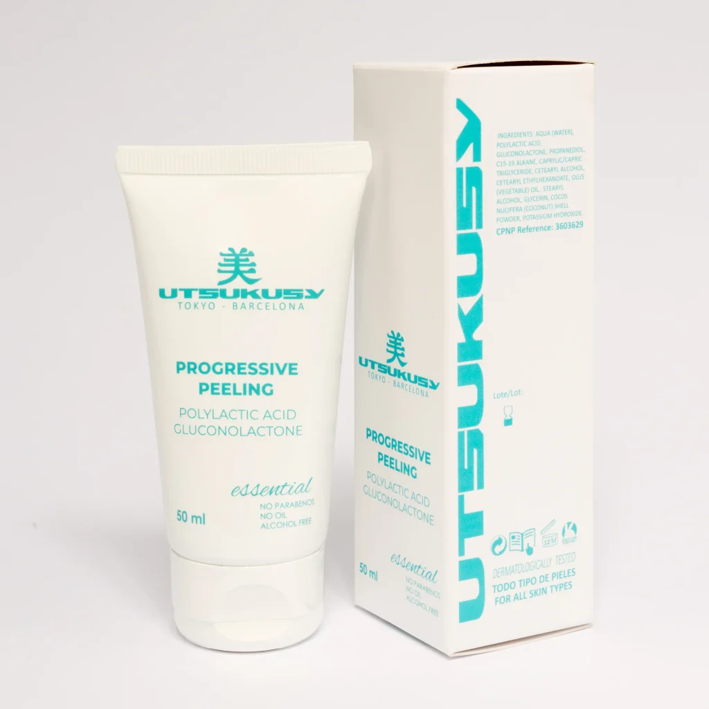 Progressive Peeling mit Polylactic Acid und Gluconolacton