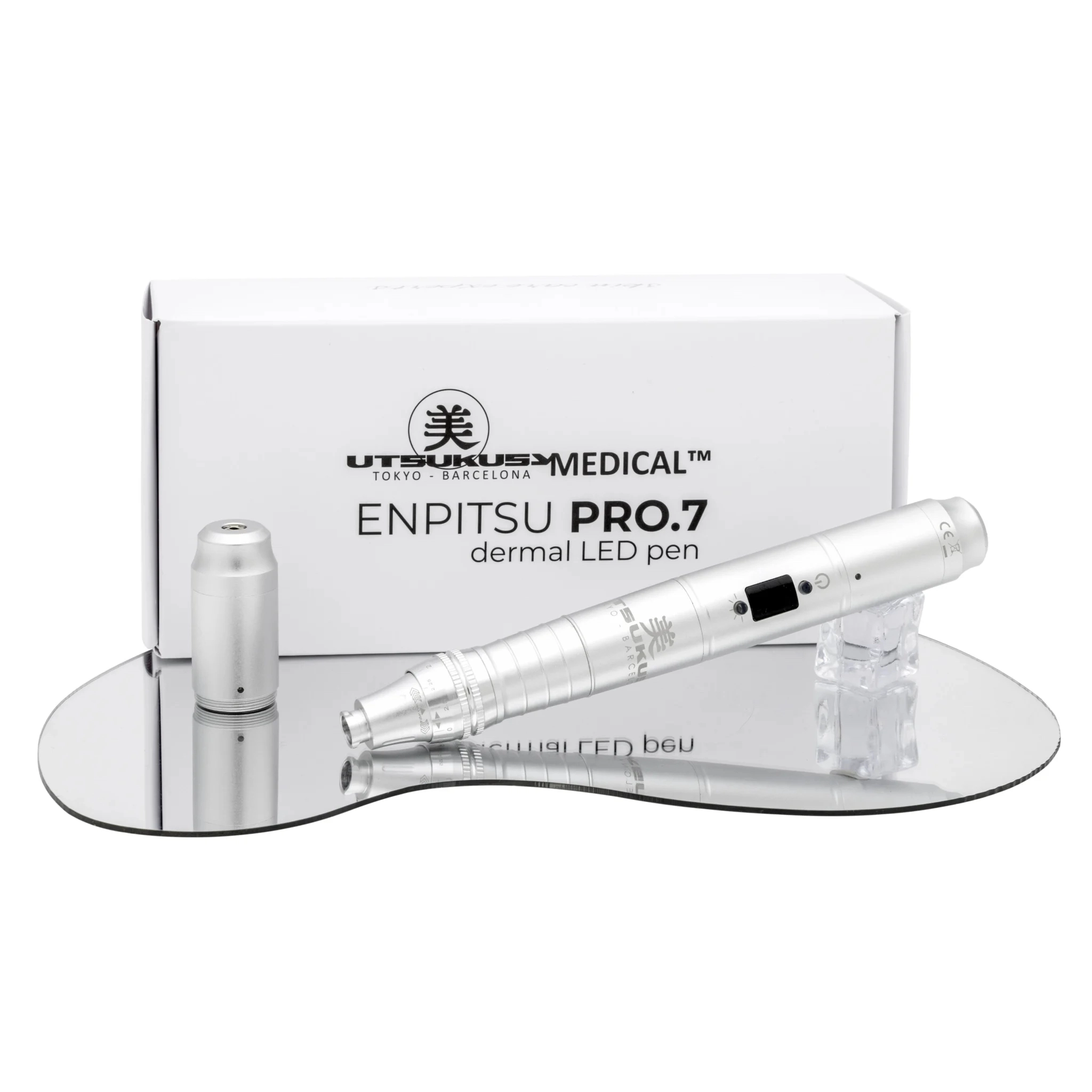 Was bewirkt ein LED-Dermapen mit Lichttherapie? Dermapen Enpitsu Pro.7 | LED Lichttherapie | 7 Geschwindigkeiten