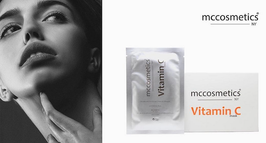 Gesichtsmaske mit Vitamin C - Tuchmaske von mccosmetics