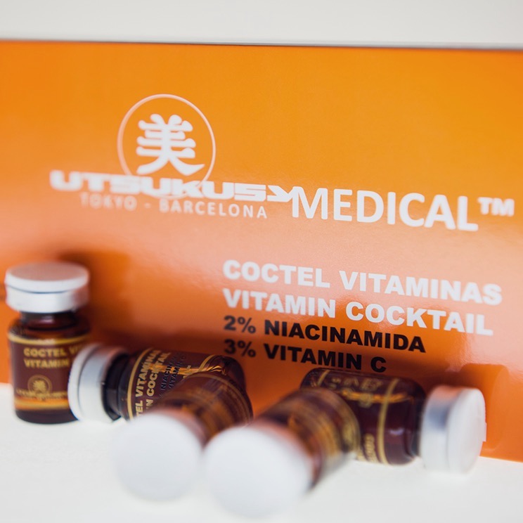 Vitamin Serum mit Niacinamid für Microneedling mit Derma-Roller