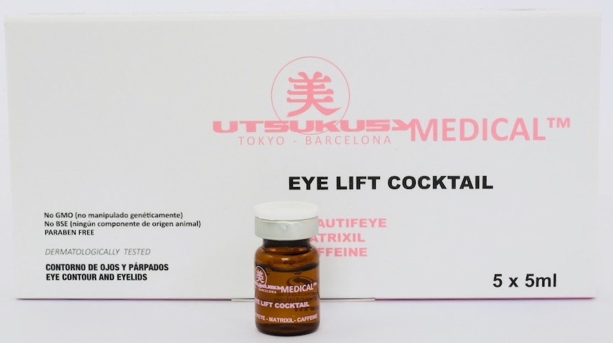 Neben der EyeLift Cream fühtrt Utsukusy ein Eye Lift Microneedling Serum im Sortiment